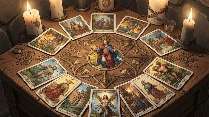 авторские расклады таро иллюстрация расклада