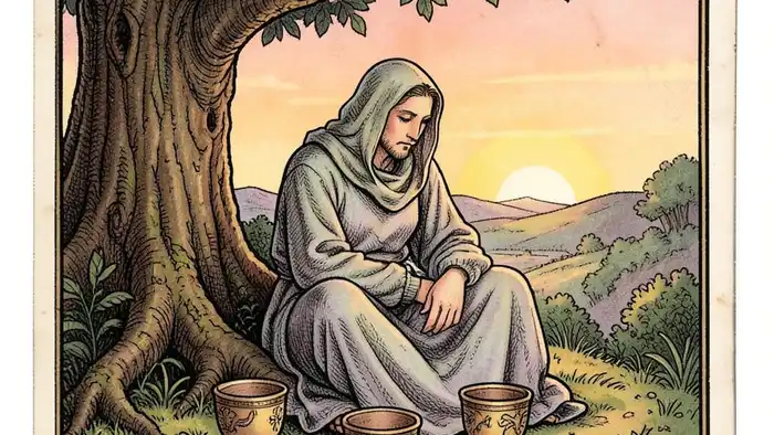 Четверка Кубков карта дня таро — символика и смысл