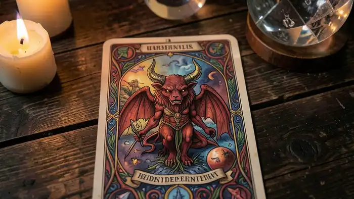 Дьявол в отношениях таро — карта Дьявол в раскладе отношений