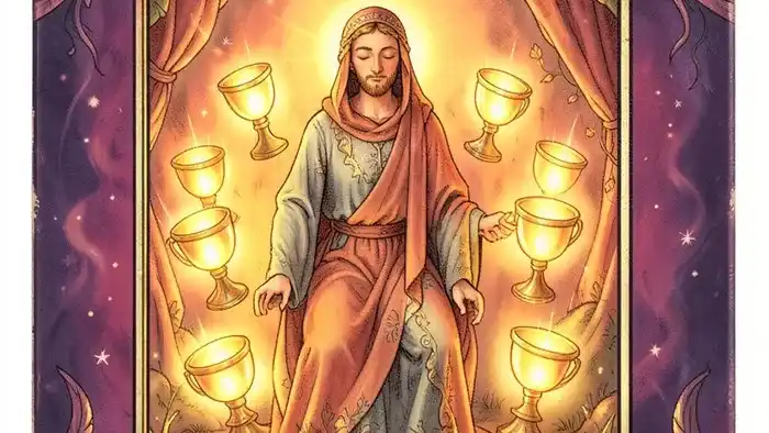 Девятка Кубков — карта Таро, символизирующая гармонию в отношениях