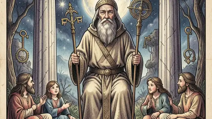 Иерофант карта Таро – символика и духовный наставник