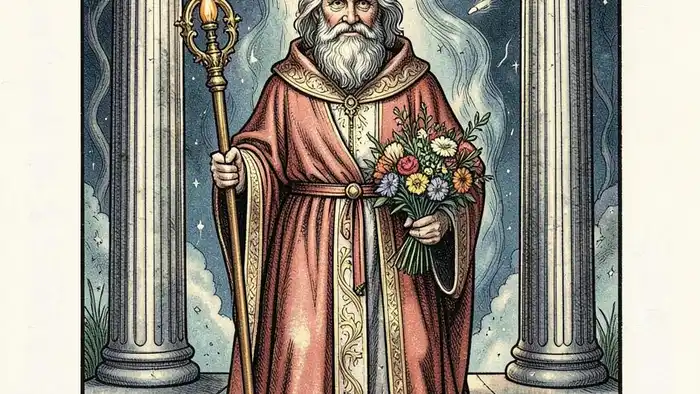 Иерофант Таро — изображение мудрого жреца в традиционной колоде