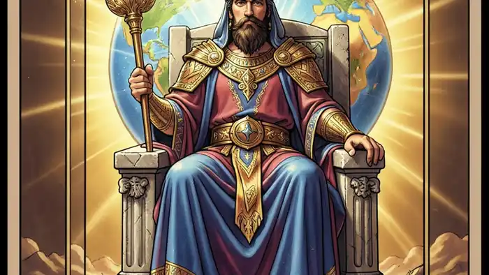 Император карта года таро — изображение карты с императором на троне