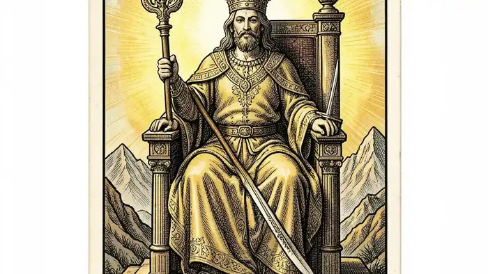 Император таро значение — изображение карты Императора в классическом стиле