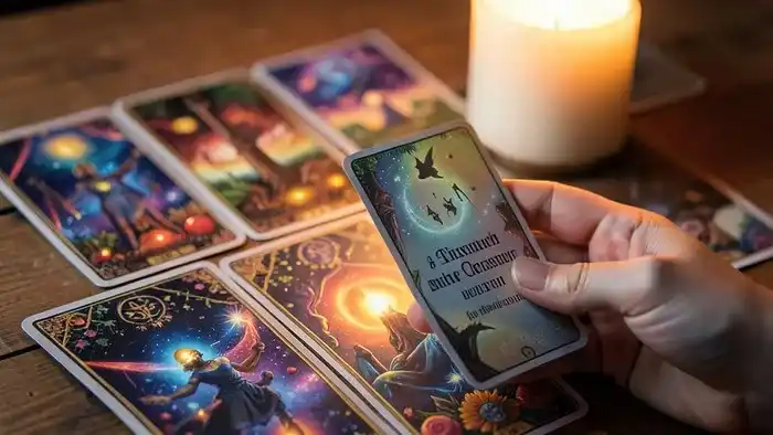 как задавать вопросы таро изображение расклада Таро с подсвеченными картами