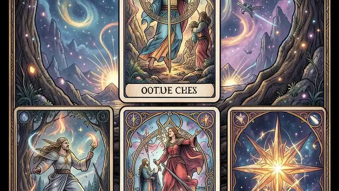 карта итога в раскладе — иллюстрация таро расклада