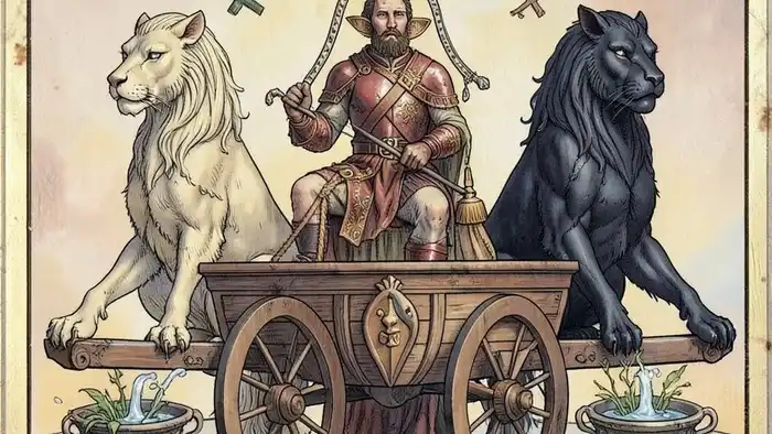 Колесница архетип таро — символ управления внутренними силами через баланс разума и эмоций
