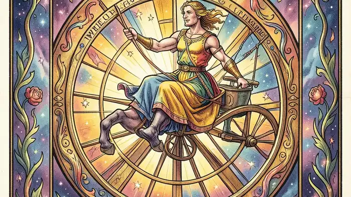 Колесница архетип таро иллюстрация карты Таро