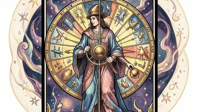 Колесо Фортуны архетип таро изображение