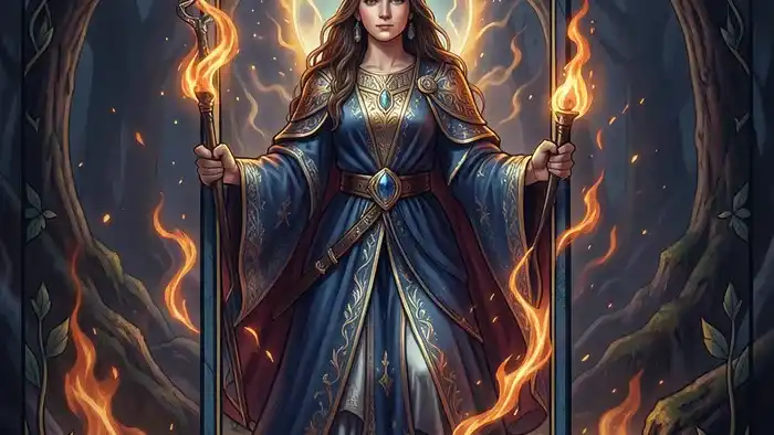 Королева Жезлов Таро на здоровье — огненная энергия и жизненная сила в раскладах