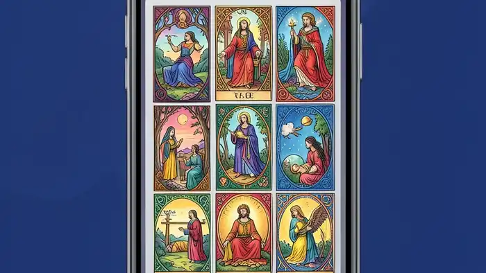 лучшее приложение для раскладов изображение интерфейса с раскладом кельтский крест