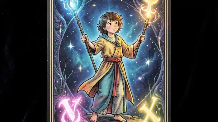 Маг таро значение — иллюстрация карты Мага с символикой