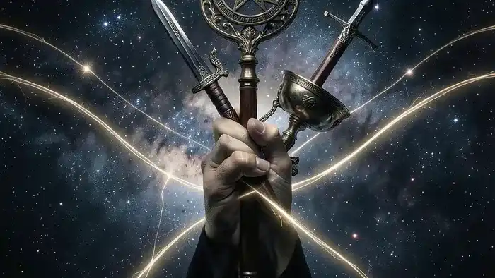 Маг в отношениях Таро — символы четырех стихий и переплетение судеб как аллегория созидания союза