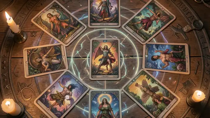 мифологический расклад Таро с символами древних мифов