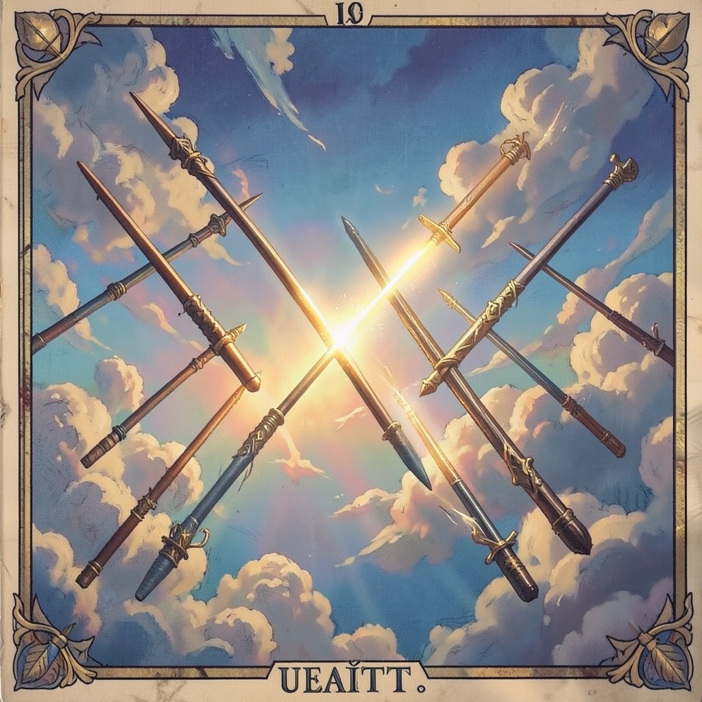 Восьмерка Жезлов Таро — летящие жезлы как символ динамики процессов и скорости изменений в состоянии здоровья