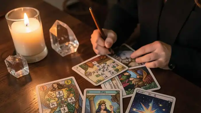 ошибки начинающих тарологов — изображение профессионального расклада Таро