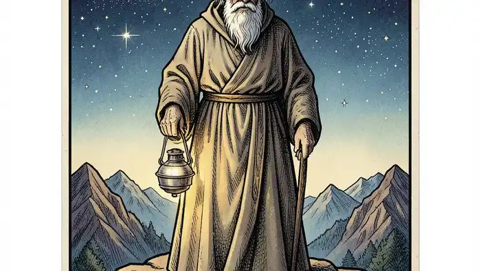 Отшельник описание карты таро — иллюстрация карты