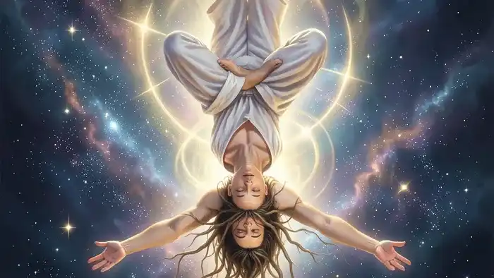 Повешенный Таро — архетип мудрой паузы и смены перспективы в звёздном пространстве