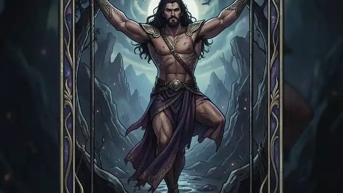 Повешенный Таро — карта, изображающая фигуру в перевёрнутом положении с символами отречения и новой перспективы