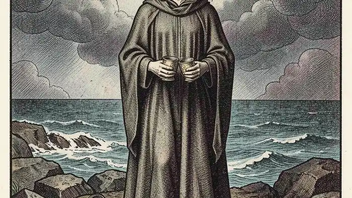 Пятерка Кубков — изображение карты Таро