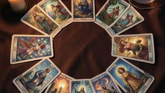 расклад 12 архетипов изображение расклада с символикой архетипов