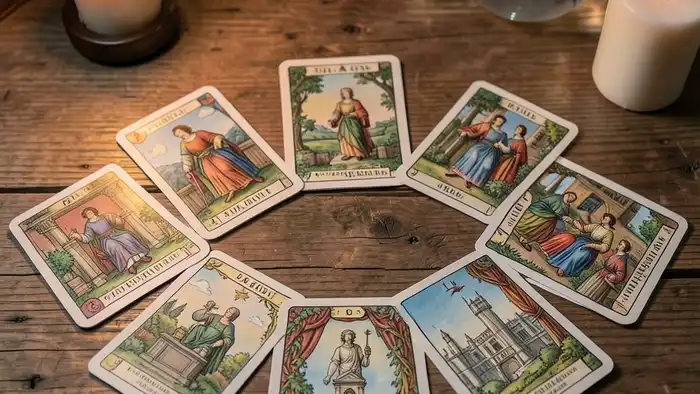 расклад для марсельского таро изображение расклада