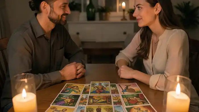 расклад для пары совместный — совместный расклад Таро на столе
