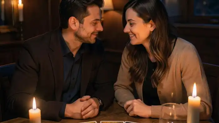 расклад для пары совместный изображение таро на столе