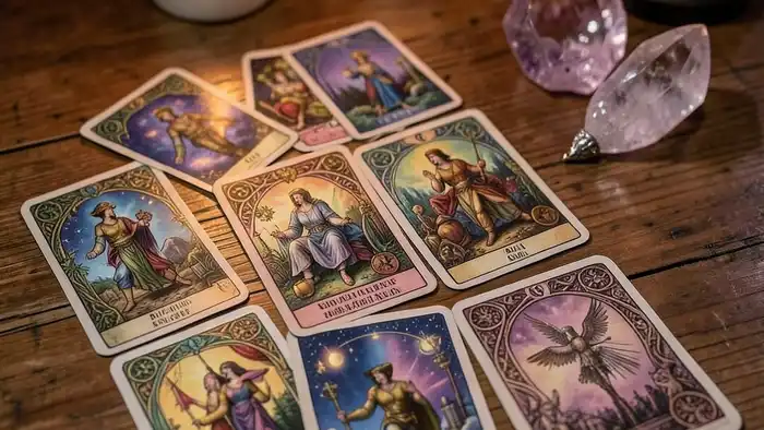 расклад для ретроспективы — карта Таро в кельтском кресте