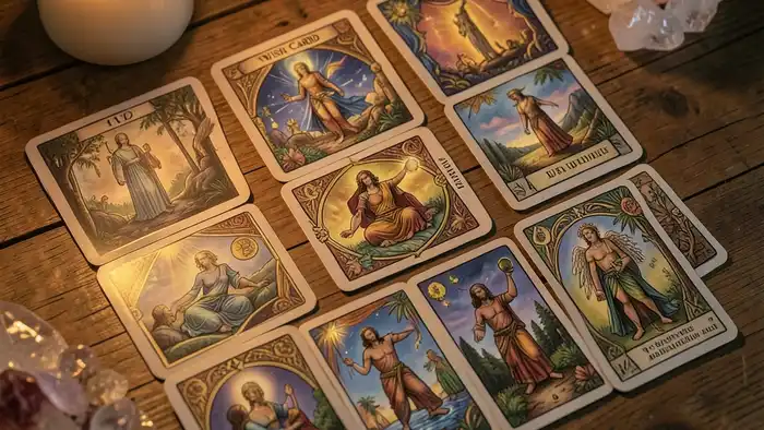 расклад карта желаний и таро – визуальная иллюстрация