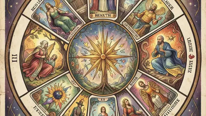 расклад колесо баланса жизни – визуальное представление круга с картами Таро