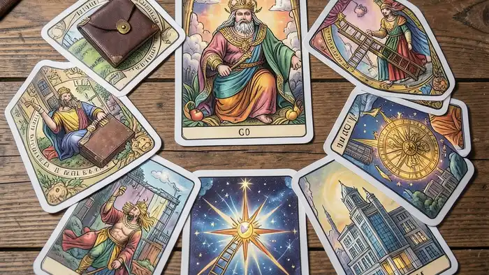 расклад на карьерный расклад – карта Таро с символами карьерного роста