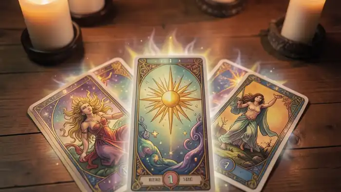 расклад на восстановление энергии изображение с картами Таро
