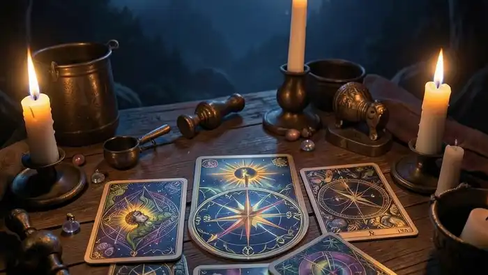 расклад на затмение ритуал – изображение расклада Таро при затмении