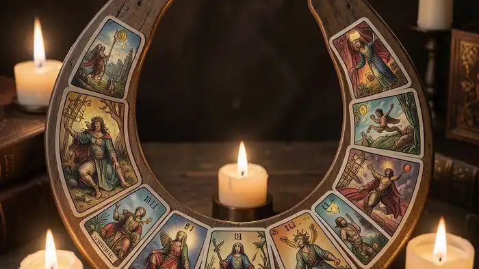 расклад подкова изображение расклада Таро в виде подковы