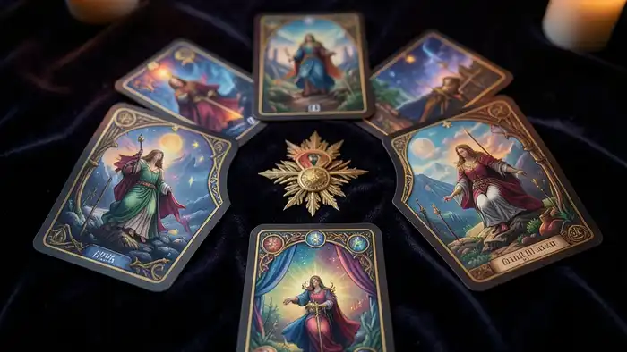 расклад портал — изображение расклада Таро в виде портала