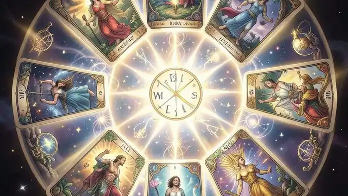 Расклад Таро 12 домов на кармический долг — символический круг карт