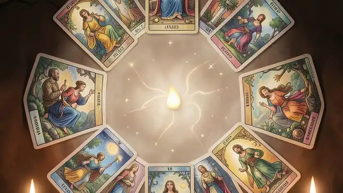 Расклад Таро 12 домов на конфликт с другом, символический образ