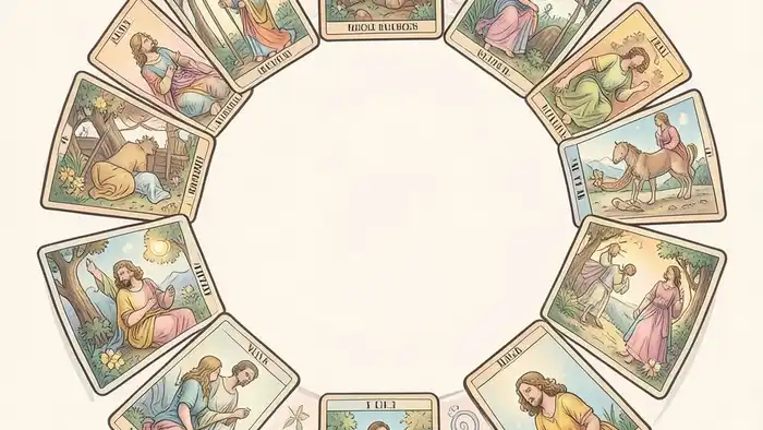 Расклад Таро «12 домов» – визуальное представление расклада для панических атак