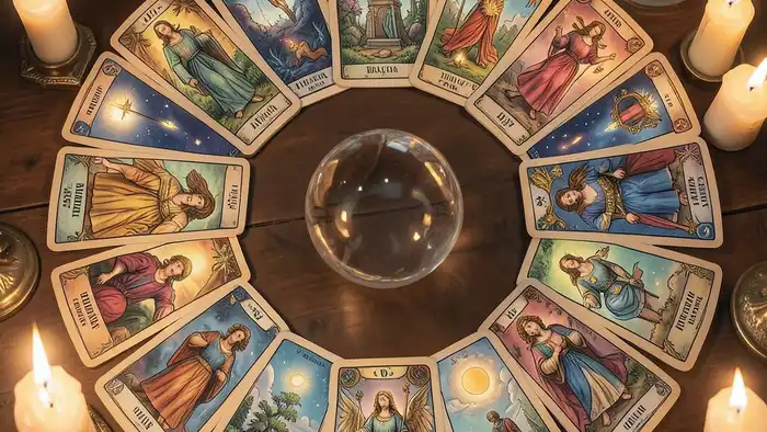 Расклад Таро 12 домов – визуальная схема