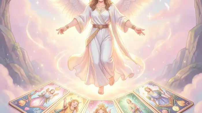 расклад Таро ангел-хранитель на порчу на отношения изображение