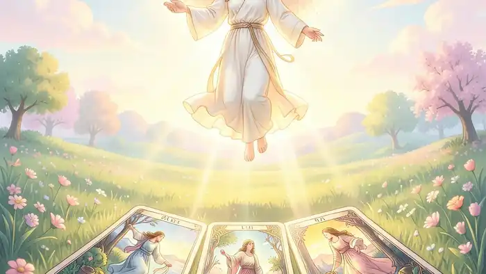 расклад Таро «ангел‑хранитель» на весну изображение