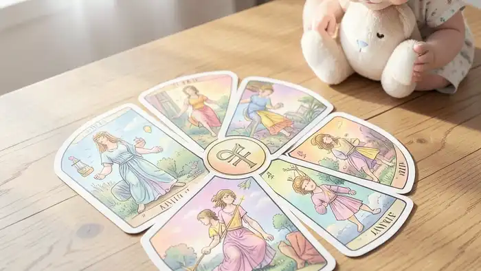 Расклад Таро «анкх» на детей – карта жизни и развитие ребёнка