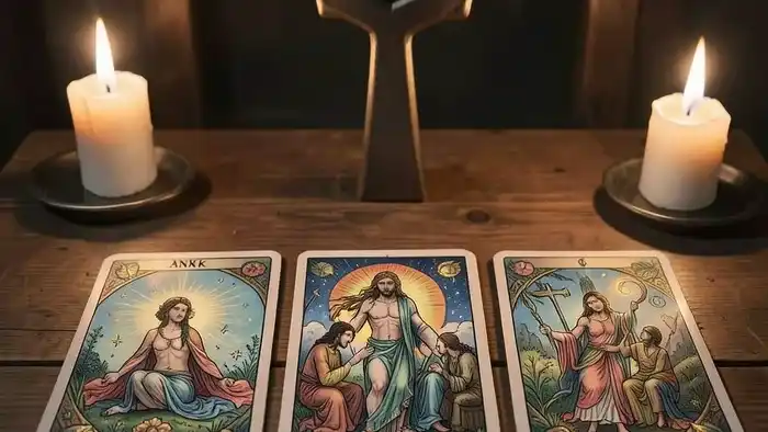Расклад Таро «анкх» на примирение – схема и карта