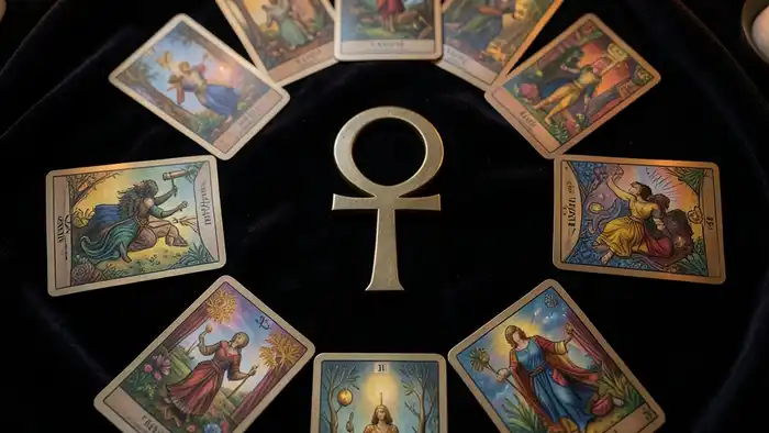 Расклад Таро «анкх» на пропавшего человека – мистический набор карт с символом анкх