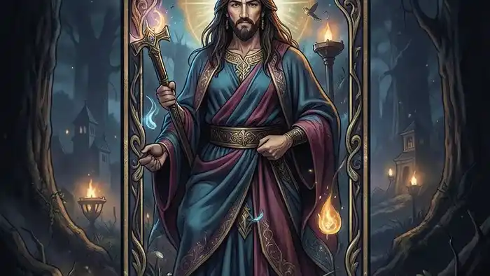 Расклад Таро Анкх на судебный иск о деньгах — схема из карт в форме египетского креста на фоне юридических атрибутов