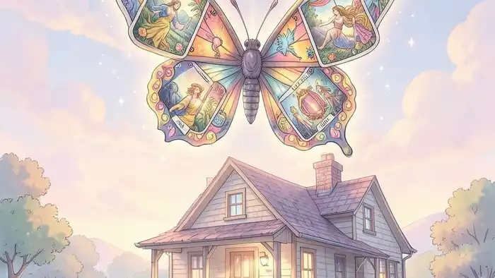 Расклад Таро «бабочка» на переезд – визуальная символика