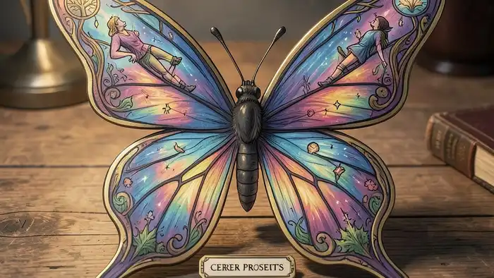 Расклад Таро «бабочка» на перспективы на работе – визуальная схема