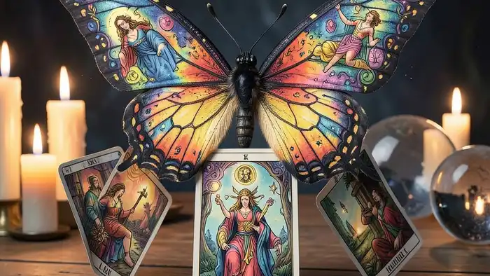 Расклад Таро «бабочка» на важное решение – визуальное изображение расклада в виде бабочки