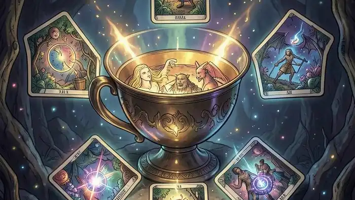 Расклад Таро чаша правду ложь изображение